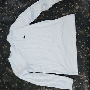 Boys white long sleeve tee
